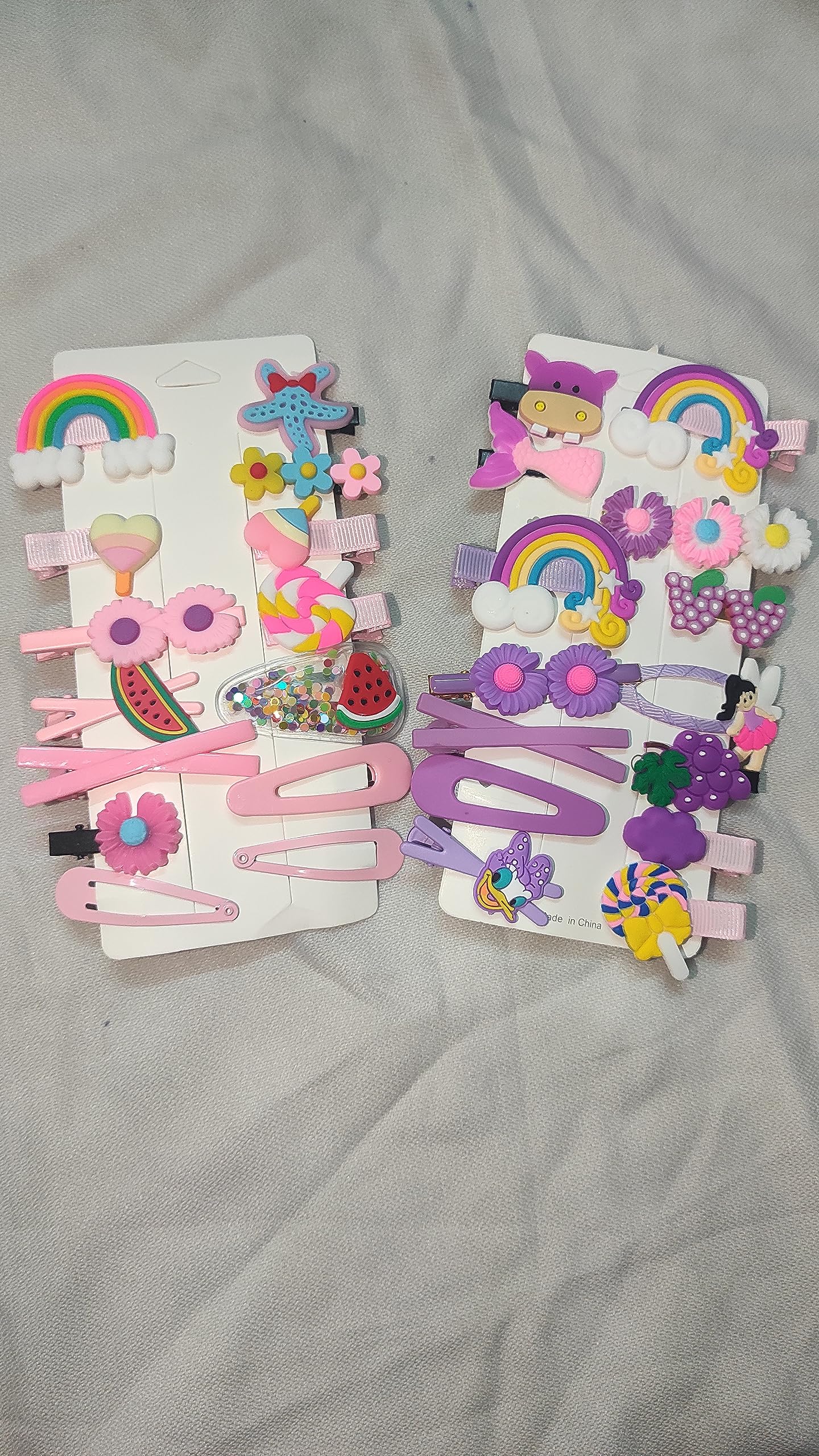 28 Pcs Unicorn Hair Clips Set for Girls - Cute Baby Hair Barrettes & Toddler Hair Accessories (Pink & Purple) - Perfect for Birthday Gifts, School, Parties & Daily Hair Styling