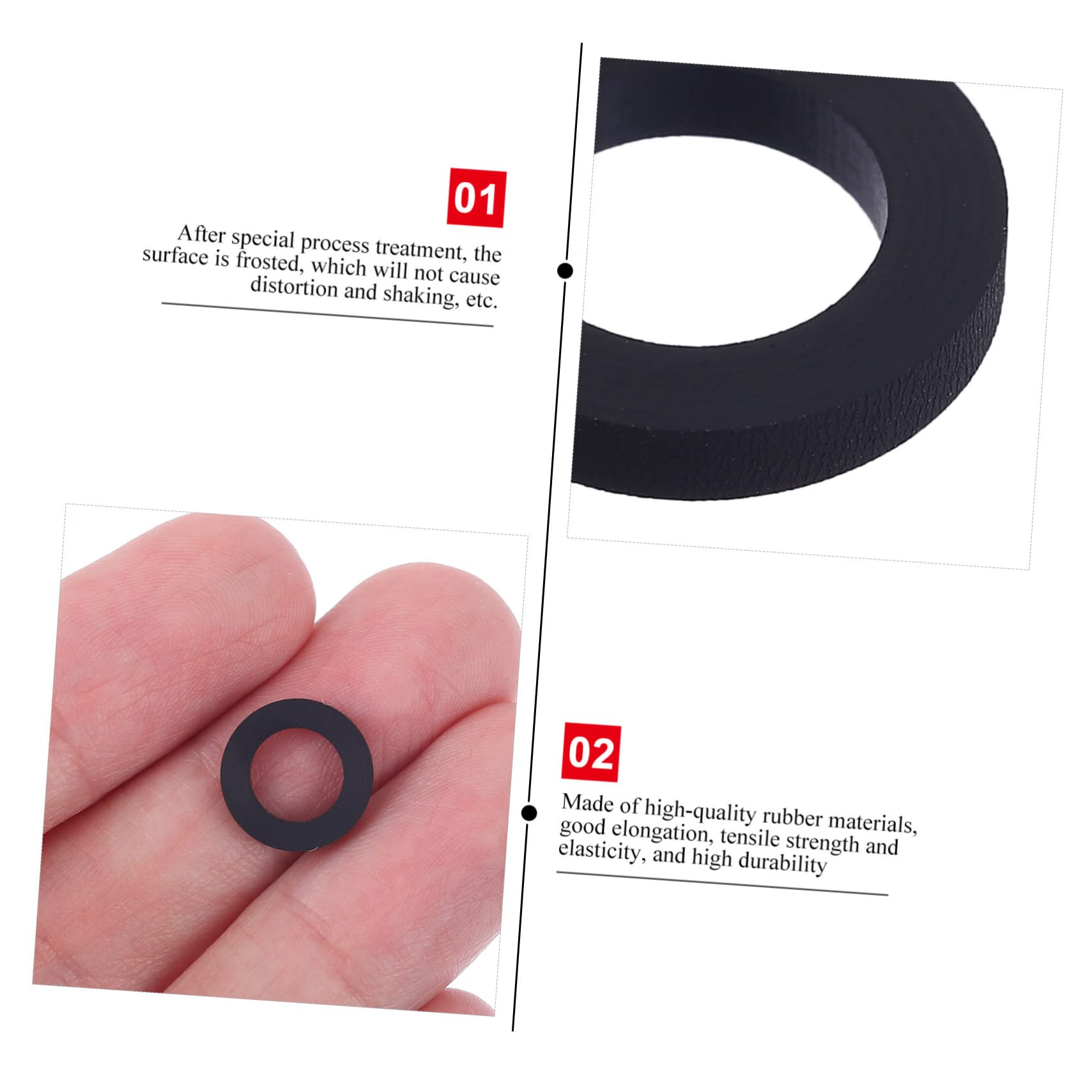 CAXUSD High Elasticity Player Belt Pulley Wheel Cassette Tape Machine Belt 7.5-12-1.9mm - Easy to Install Idler Belt for Vintage Audio Equipment & Tape Deck Repair