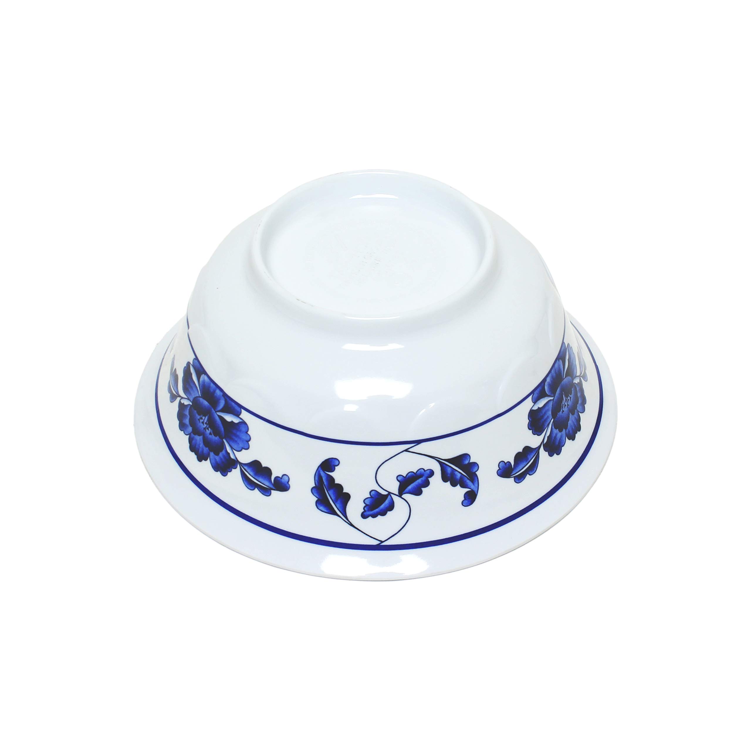 Premium Melamine Dinnerware Set - 34oz Scalloped Bowl (7.25