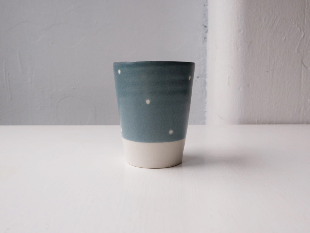 Handmade Seagull Ceramic Cup by Akiko Ozutsumi - Japanese Artisan Tea & Coffee Mug - Perfect for Home, Office & Gift Giving