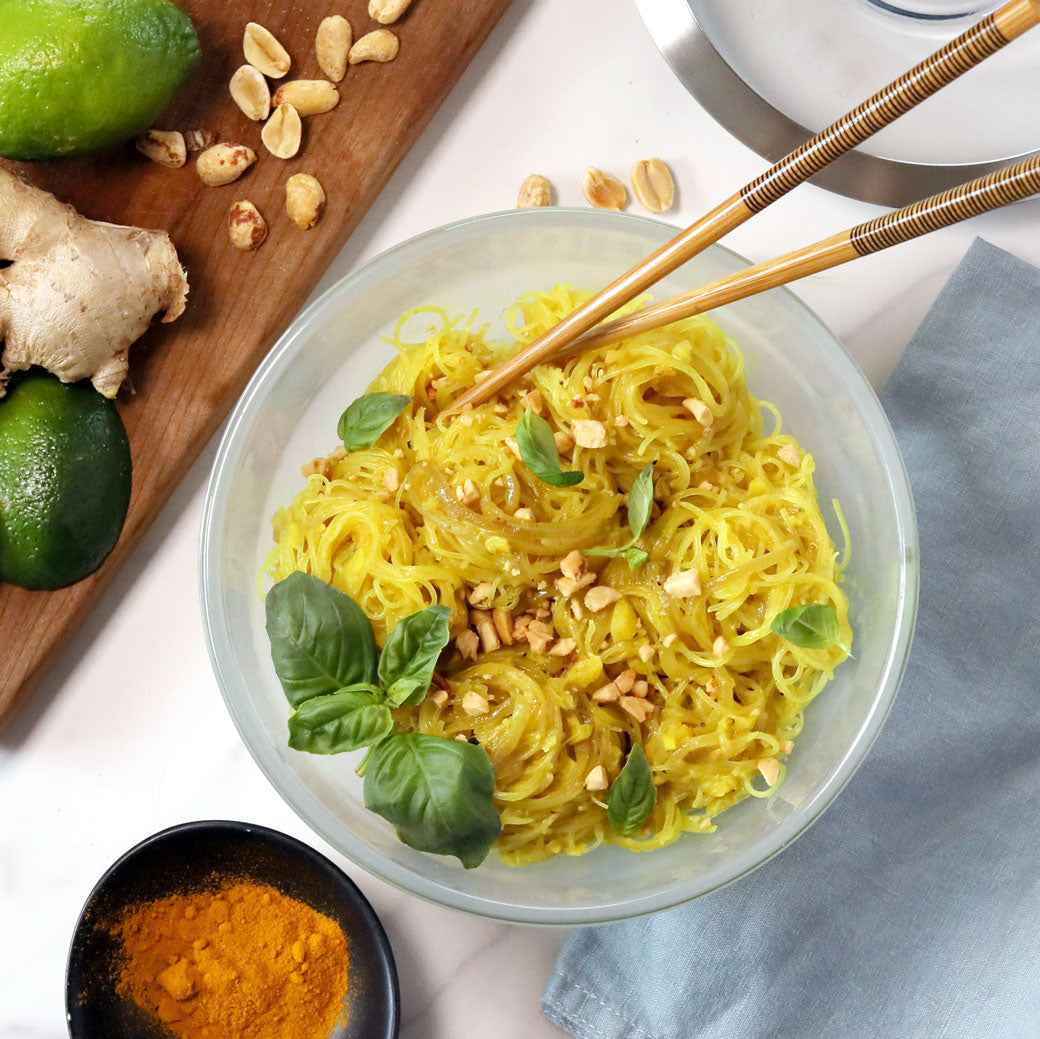 Organic Coconut Rice Noodles Gluten-Free - Authentic Asian Stir Fry Noodles for Pad Thai, Pho & Healthy Vegan Meals - Perfect for Home Cooking & Meal Prep