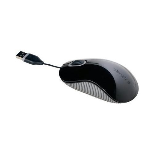 Wireless Optical Mouse with Cord Storage - Ergonomic Design for Office, Gaming & Home Use