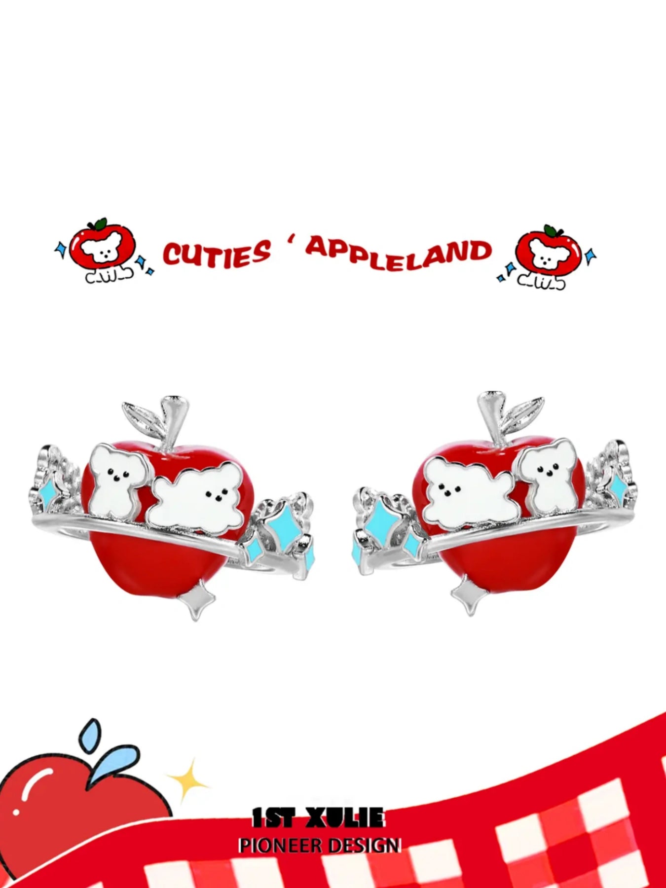 18k Platinum Plated Cute Kitten & Puppy Earrings for Women - Perfect Gift for Pet Lovers, Valentine's Day & Everyday Wear