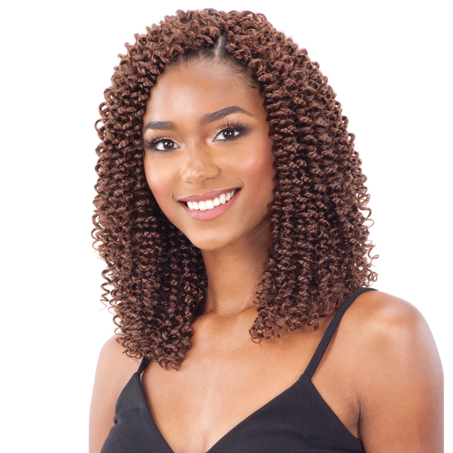 FreeTress Water Wave Crochet Braiding Hair 3-Pack (Color #613) - Perfect for Box Braids, Goddess Locs & Protective Styles