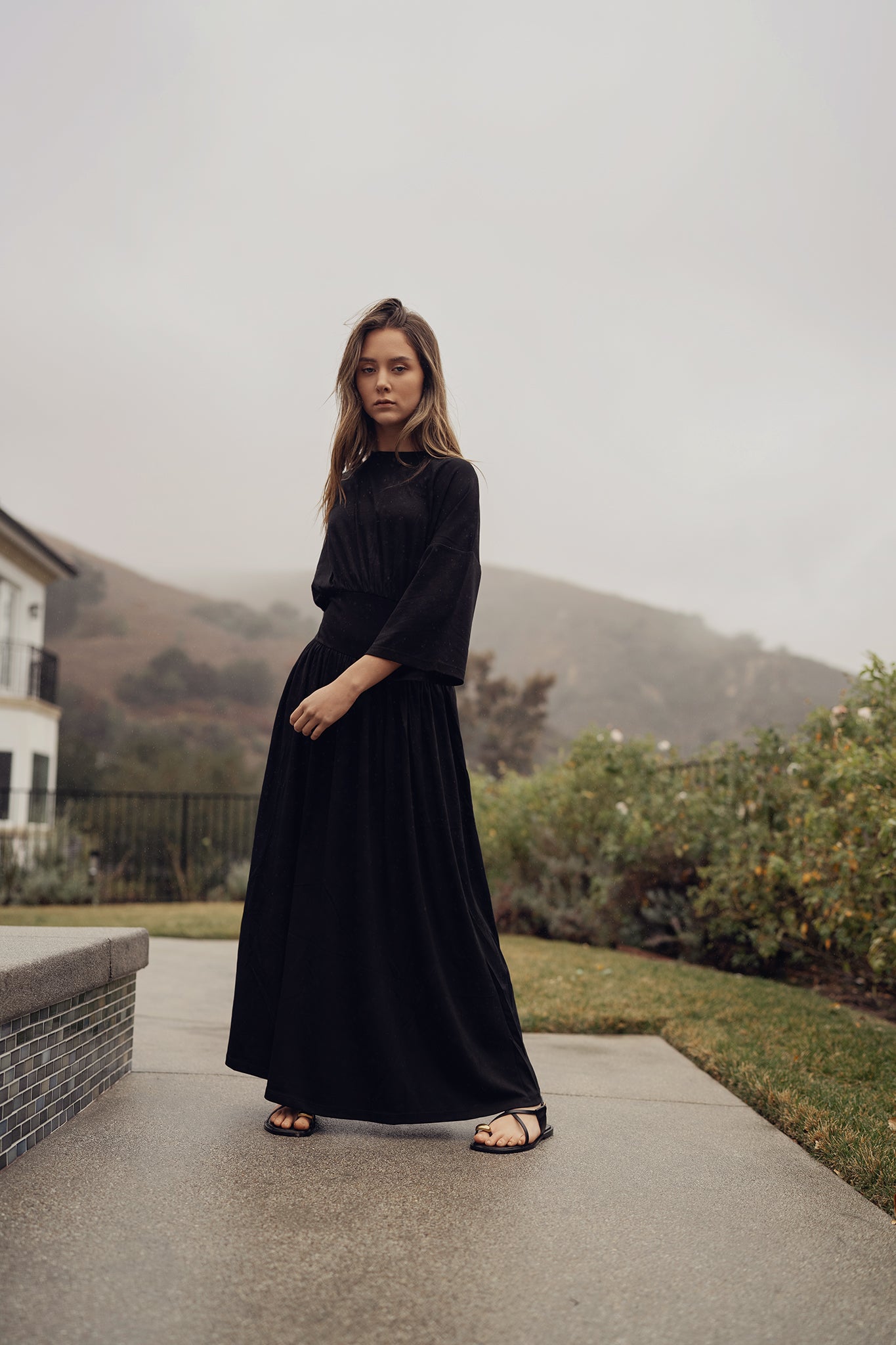 Stylish N.M Jersey Black Dress for Women - Comfortable & Versatile Casual Wear for Parties, Work, and Everyday Outfits