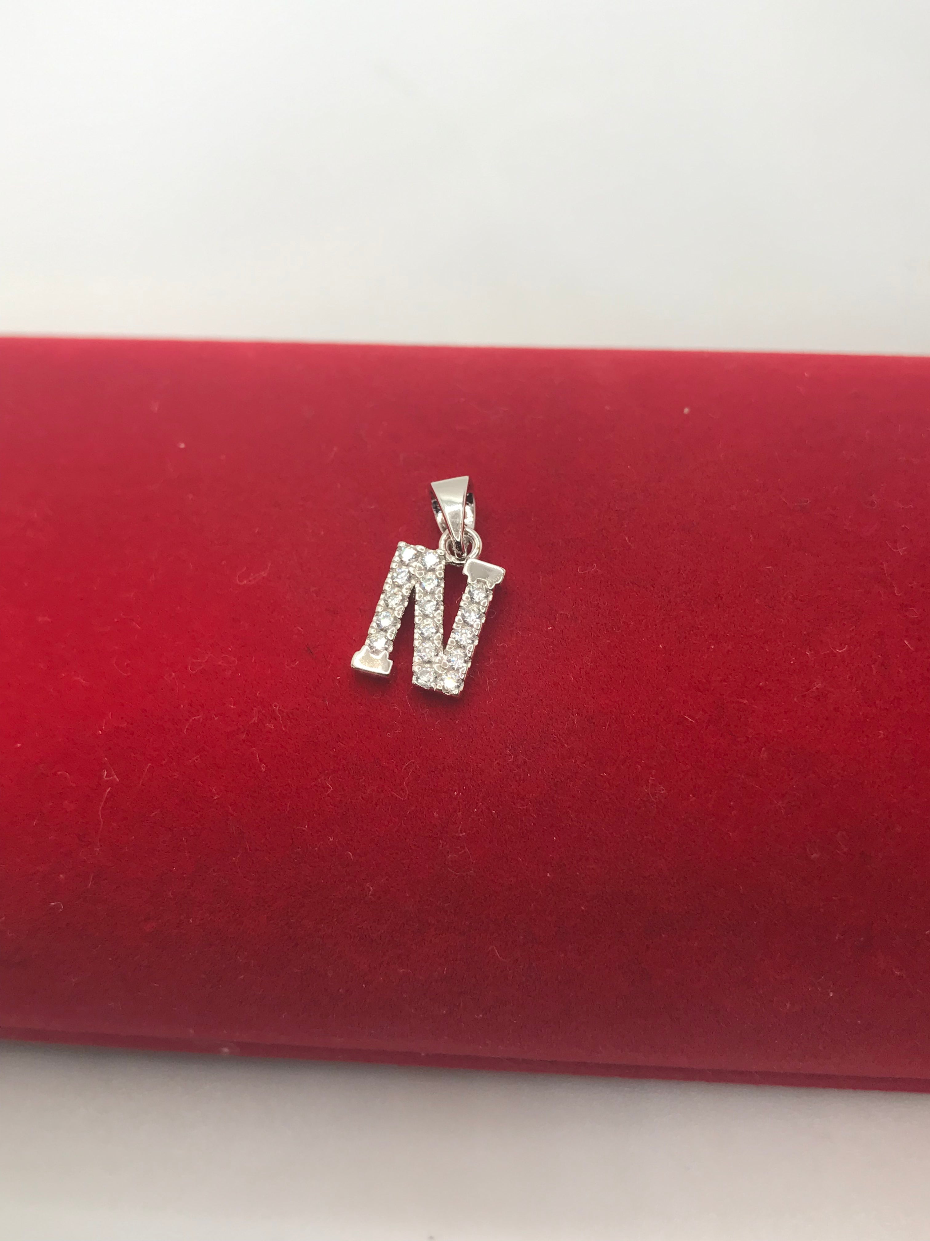 Sterling Silver Letter Initial Pendant Necklace - Personalized A-Z Alphabet Jewelry for Women & Girls - Perfect for Gifts, Birthdays, Anniversaries & Everyday Wear