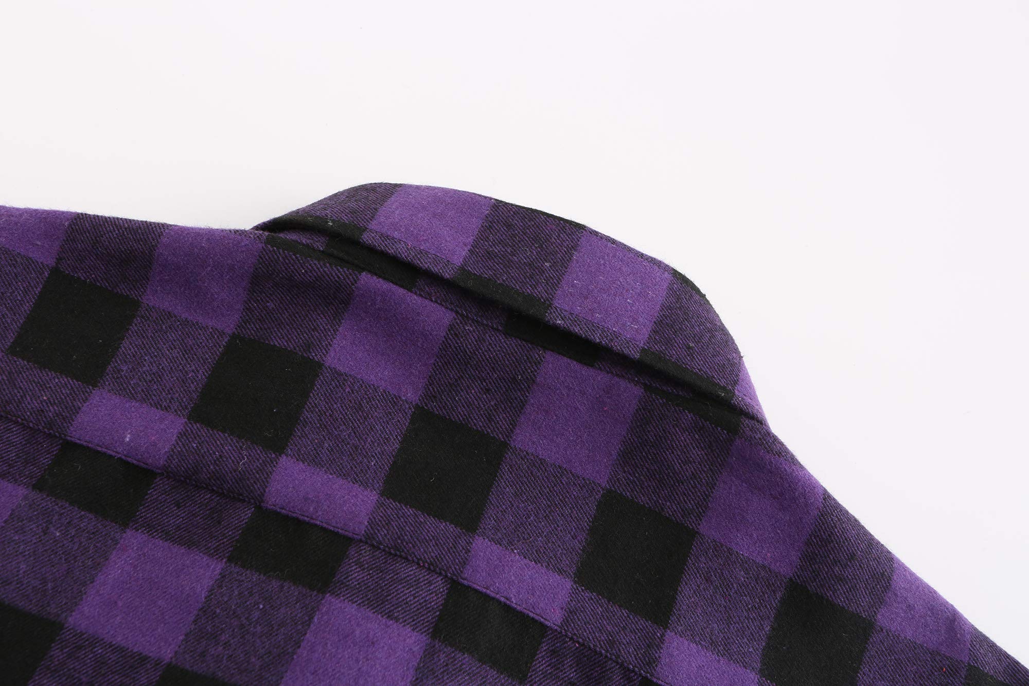 **Men's Flannel Shirt Long Sleeve Plaid Button Down Shirt for Men - Soft & Comfortable Casual Wear for Outdoor, Camping & Fall Fashion**