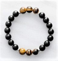 Handmade Stone Beaded Bracelets for Men - Natural Gemstone & Healing Crystal Beaded Bracelet - Perfect for Yoga, Meditation & Spiritual Healing