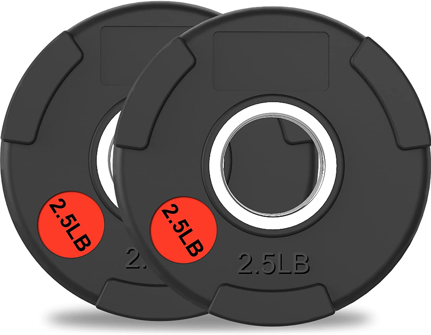 Premium Olympic Weight Plates with Rubber Grip - High-Quality Bumper Plates for CrossFit, Powerlifting & Home Gym Workouts