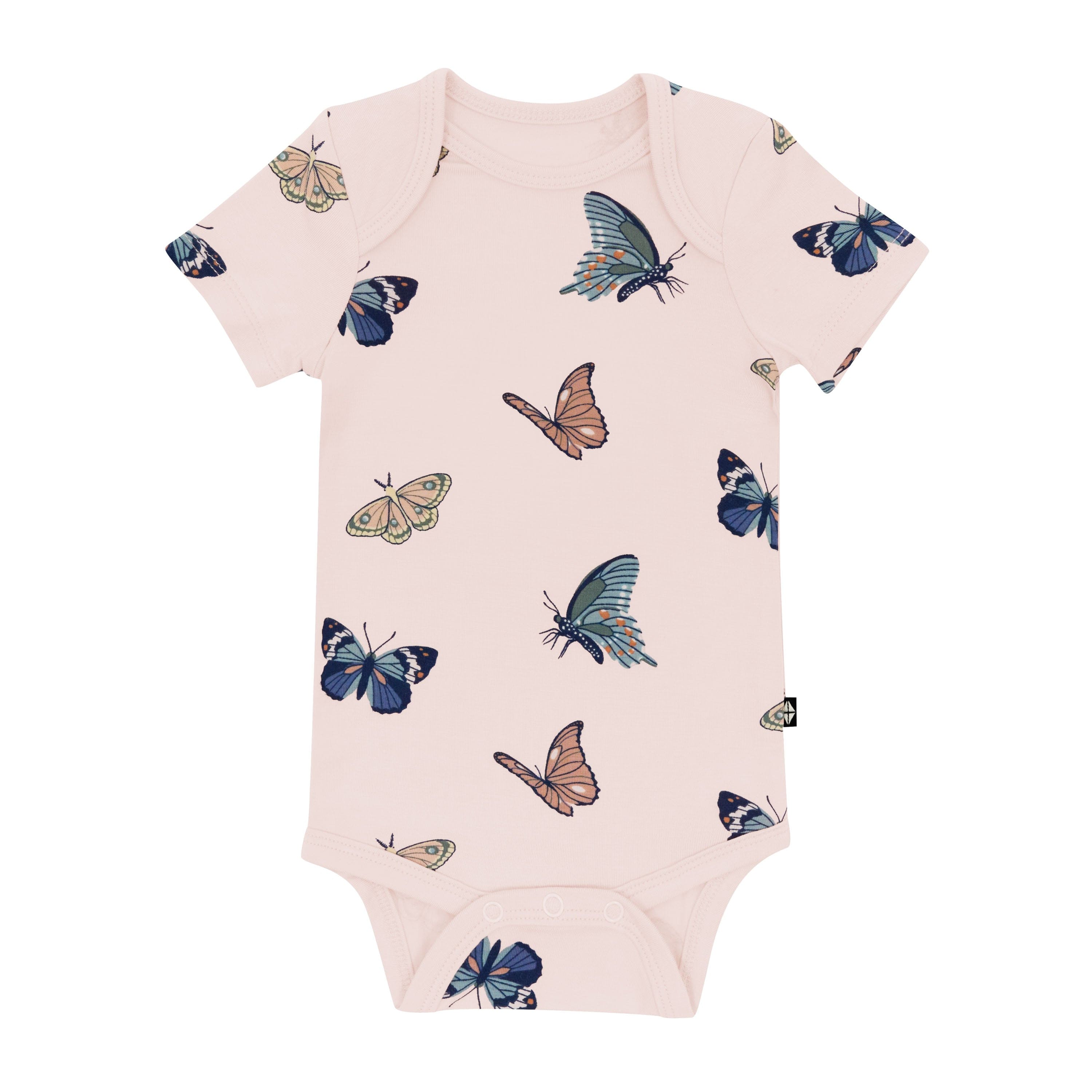 Blush Butterfly Bodysuit for Women - Elegant Lace Trim Comfortable Stretch Fabric - Perfect for Layering, Date Nights & Special Occasions