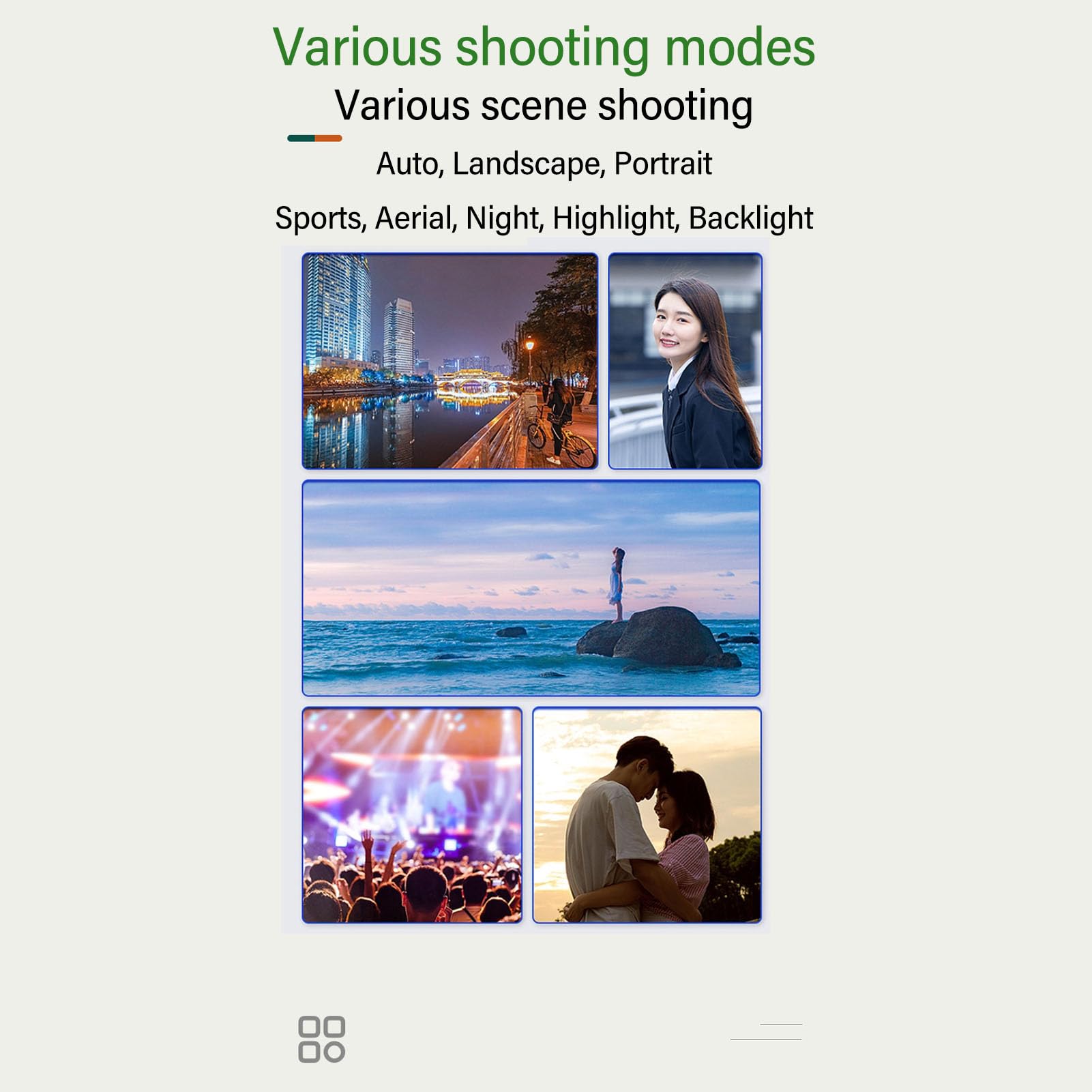 48MP 2.5K Digital Camera with 16x Zoom - Auto Focus Vlogging Camera, 2.4