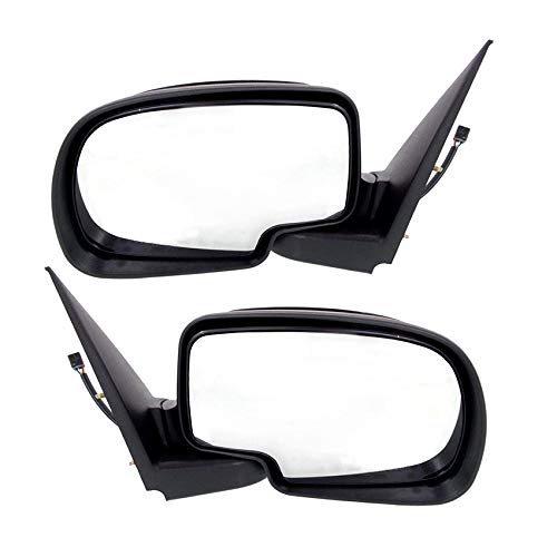New Pair of Power Door Mirrors Compatible with 1999 Chevrolet Silverado - GM1320226, 15179830, 15179829 - Perfect for Replacement & Enhanced Visibility While Driving