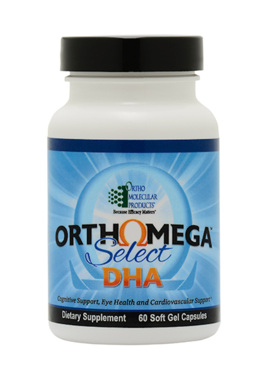 Orthomega® Select DHA - Premium Omega-3 Fish Oil Supplement for Brain, Heart & Eye Health - Supports Cognitive Function & Cardiovascular Wellness - Ideal for Adults & Seniors - Perfect for Daily Wellness Routine & Active Lifestyle
