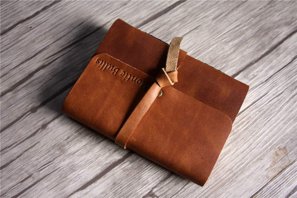 Personalized Leather Guest Book for Weddings, Hotels & Events - Elegant Keepsake for Special Occasions & Memories
