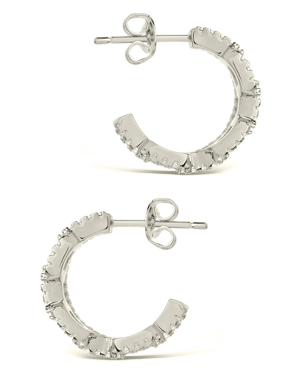 CZ Chain Link Hoop Earrings for Women - Gold Rope Design Dangle Earrings | Trendy Fashion Jewelry for Party, Date Night & Everyday Wear
