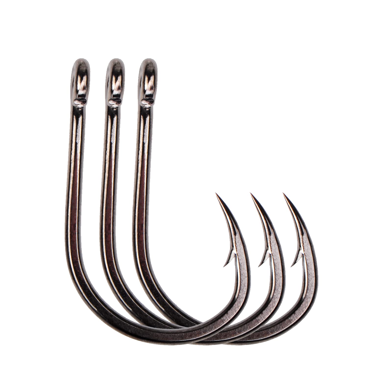 Premium Saltwater Fishing Hooks - High Carbon Steel Heavy Duty Jig Hooks for Tuna, Sea Bass, Catfish & Carp | Ideal for Boat Fishing, Trolling & Offshore Angling Adventures