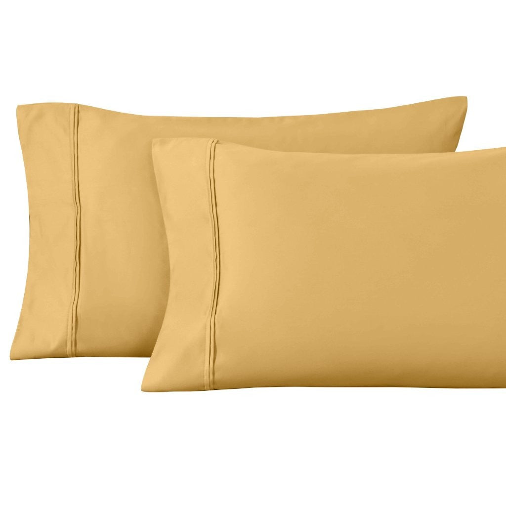 Premium 1200 Thread Count Egyptian Cotton Pillowcase Set - 2 Piece, Ultra Soft & Breathable for a Luxurious Sleep Experience | Perfect for Bedroom, Hotel, and Home Decor