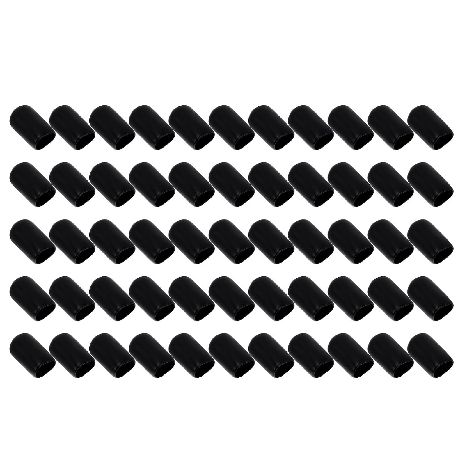 DOITOOL 600-Pack Floor Chair Leg Caps - Metal Screw Protectors for Furniture, Desk, Stool & Table Legs - Flexible Pipe End Covers (Various Sizes) - Perfect for Home, Office & Restaurant Use