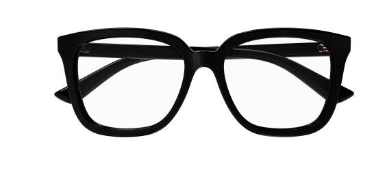 Gucci GG1319O 001 Black Rectangular Women's Eyeglasses - Stylish Designer Glasses for Women, UV Protection, Lightweight Frame | Perfect for Work, Driving & Fashion Accessories
