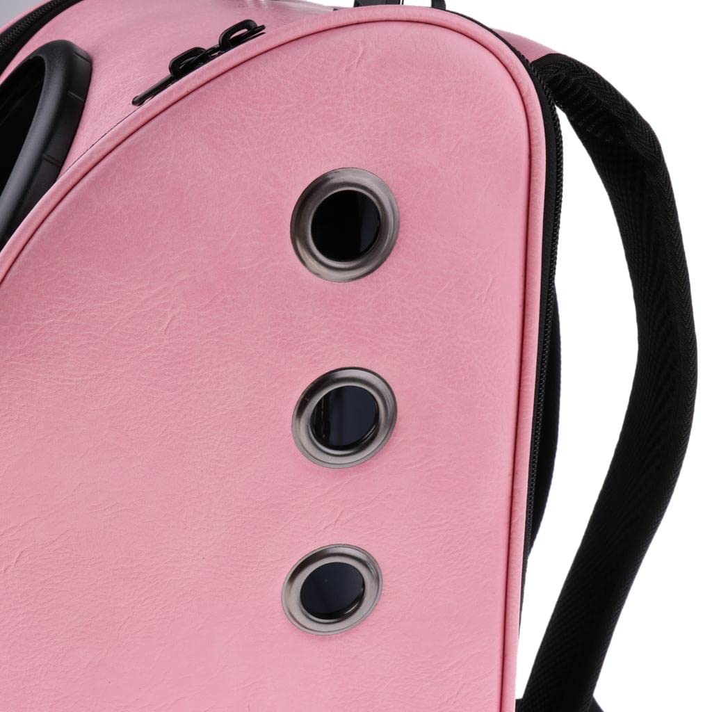 Enakshi Astronaut Capsule Pet Carrier Backpack - Pink Space-Themed Travel Bag for Dogs & Cats | Portable Pet Carrier for Airplane, Car, Hiking & Outdoor Adventures | Pet Supplies & Dog Accessories