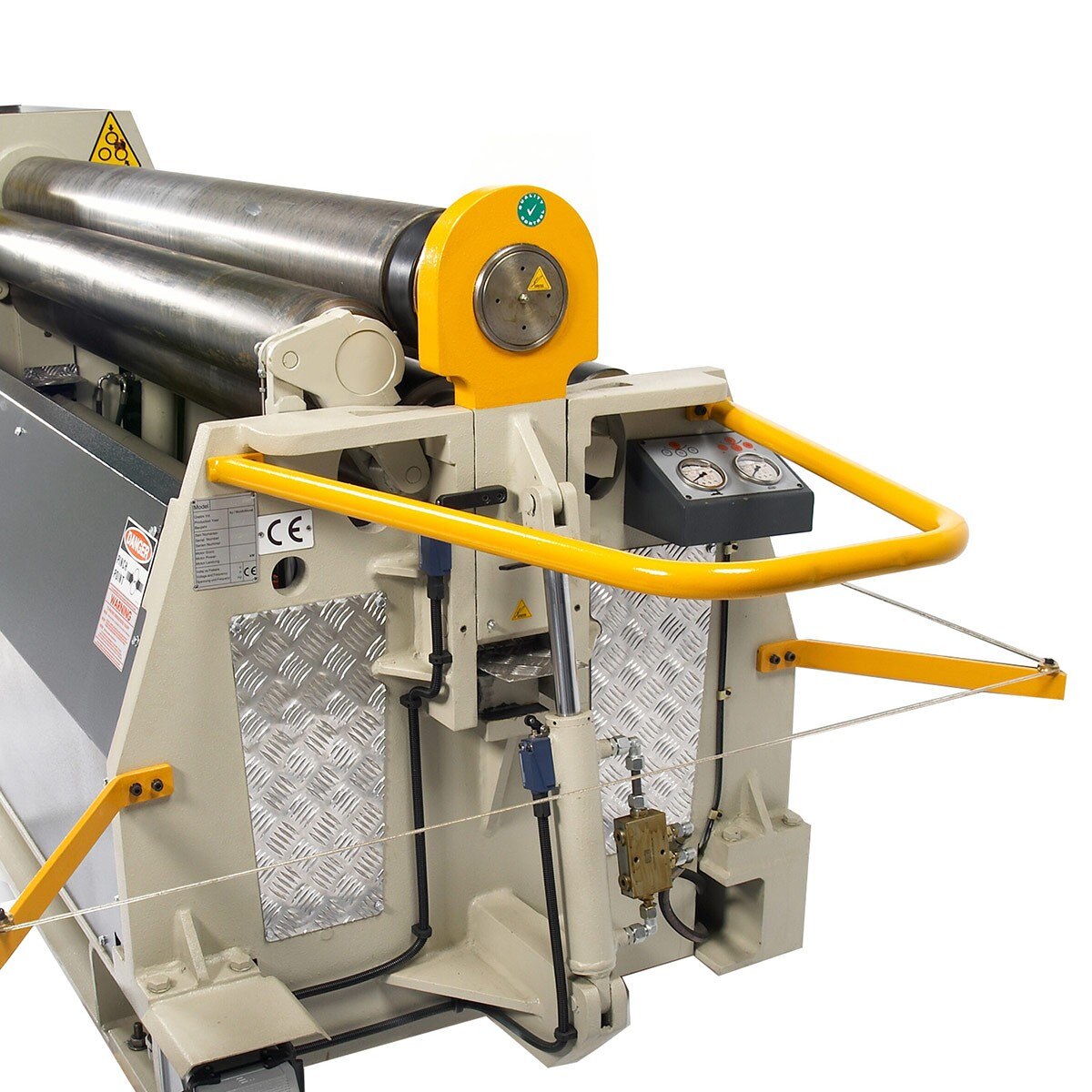 Baileigh Industrial BA9 1006554 4-Roll Plate Roller Machine PR 603 - Heavy Duty Metal Bending for Sheet Metal Fabrication in Workshops & Factories