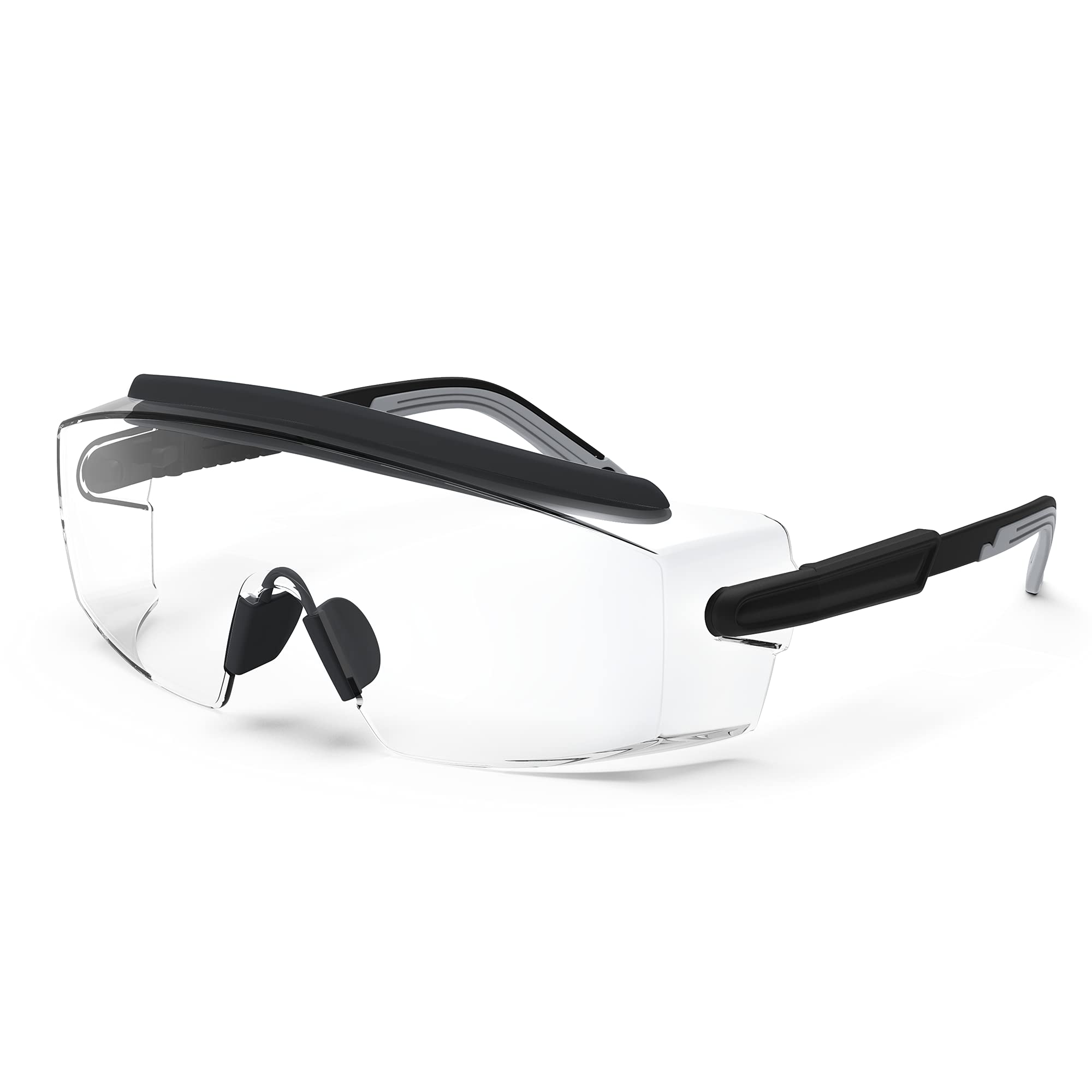 Anti Fog Safety Glasses - ANSI Z87.1 Certified Protective Goggles with Scratch Resistant Lenses, Adjustable Fit for Work, DIY, Lab & Outdoor Activities