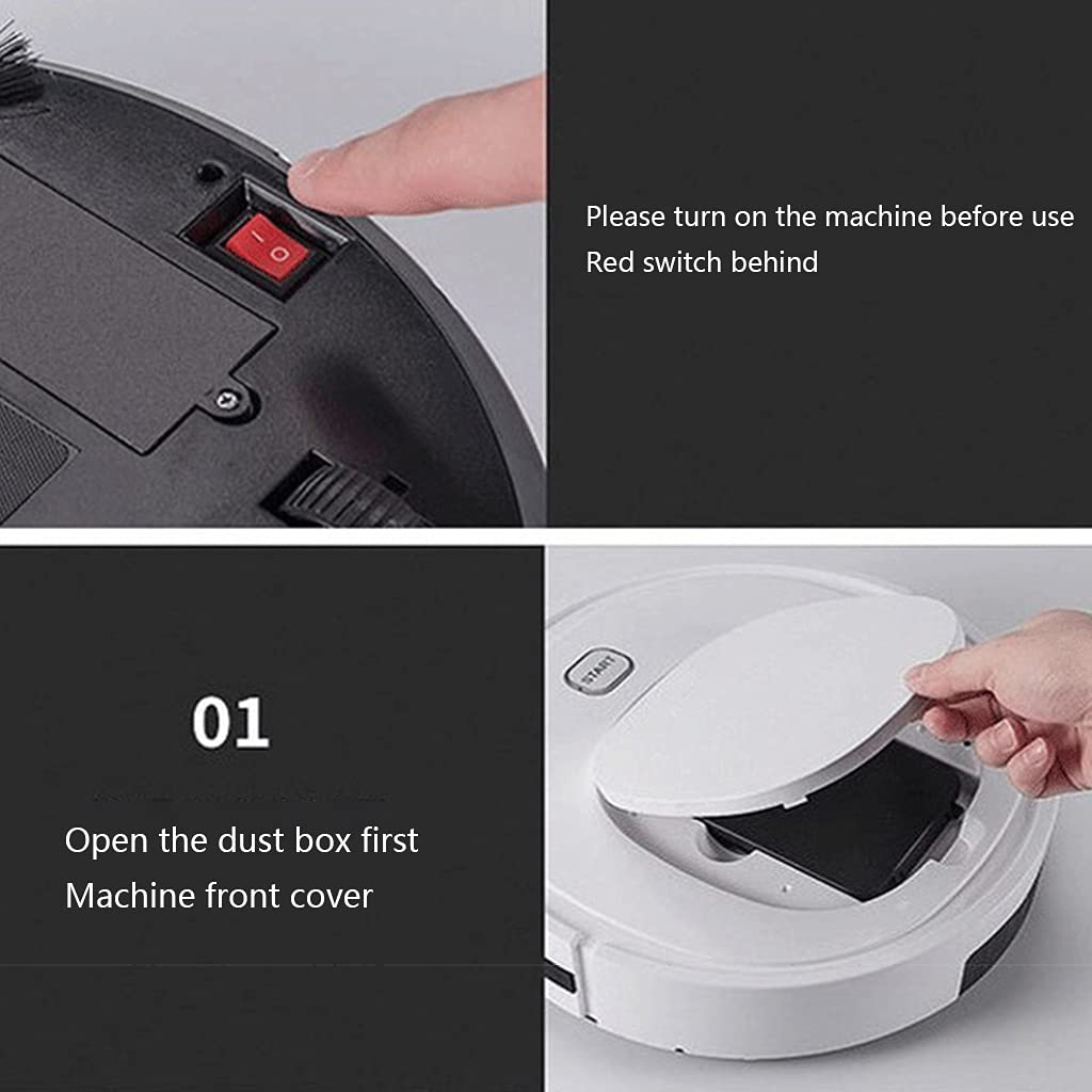 YUHANGCIYE 3-in-1 Wet/Dry Vacuum Mop for Tile, Wood & Marble Floors - Automatic Cleaning Solution