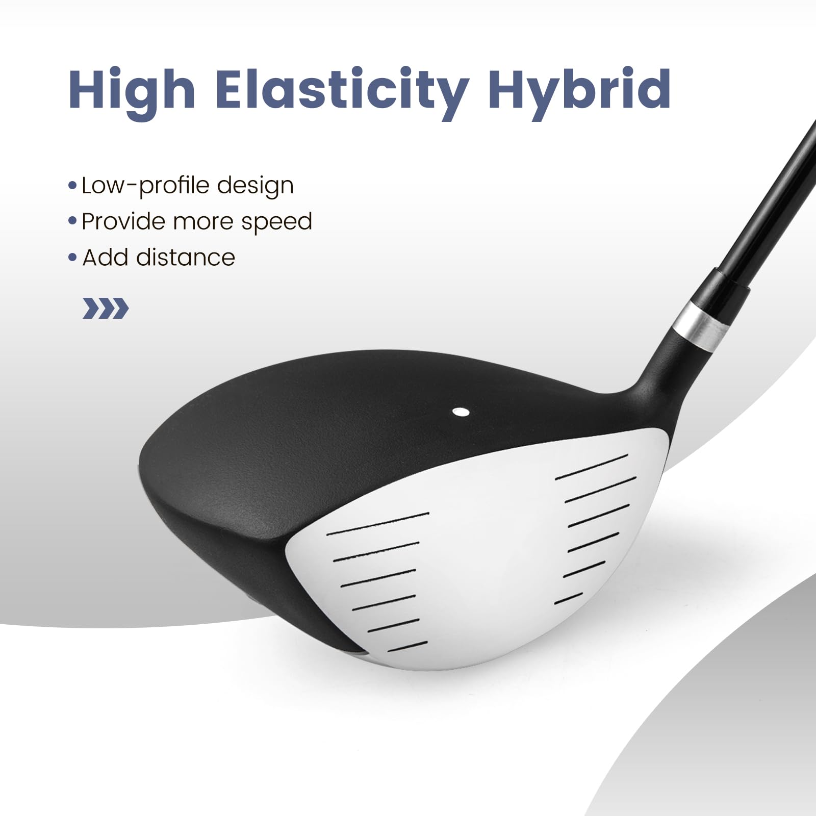 Premium 9-Piece Complete Golf Club Set for Men - Right Handed Driver, Fairway, Hybrid, Irons & Putter with Head Covers - Perfect for Beginners & Intermediate Golfers on Course or Driving Range