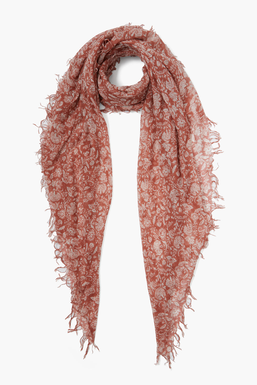 Luxury Cashmere and Silk Scarf - Sequoia Dahlia Floral Pattern - Soft Winter Wrap for Women - Perfect for Gifts, Travel & Special Occasions