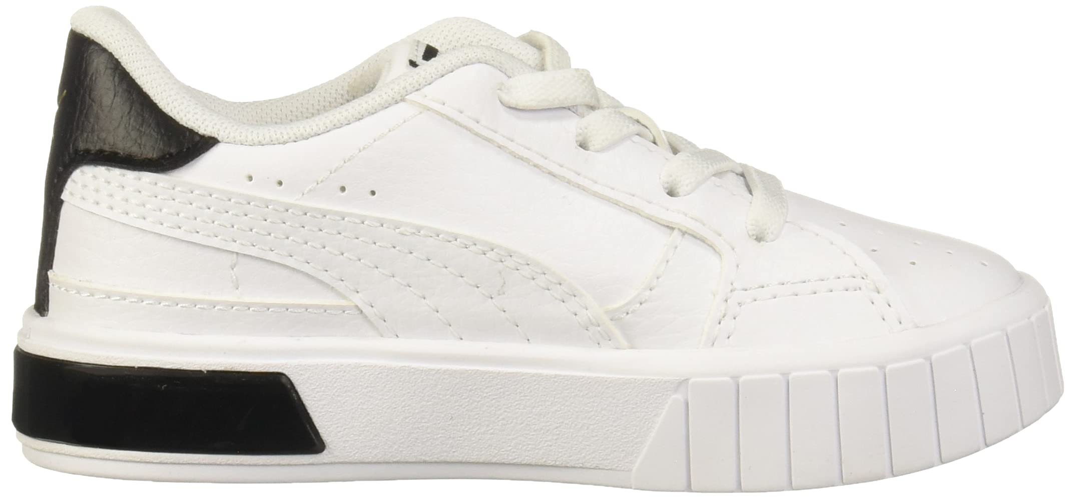 PUMA Baby Girl's Cali Star AC Sneakers - White & Black Toddler Shoes Size 6 M - Comfortable Casual Walking Shoes for Toddlers & Preschool Girls - Perfect for Playtime, Daycare & Outdoor Activities