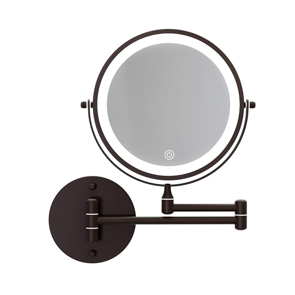 Embellir Extendable 10X Magnifying Makeup Mirror - Dual-Sided Vanity Mirror with Adjustable Stand for Bathroom, Bedroom & Dressing Room | Perfect for Makeup Application, Skincare & Grooming