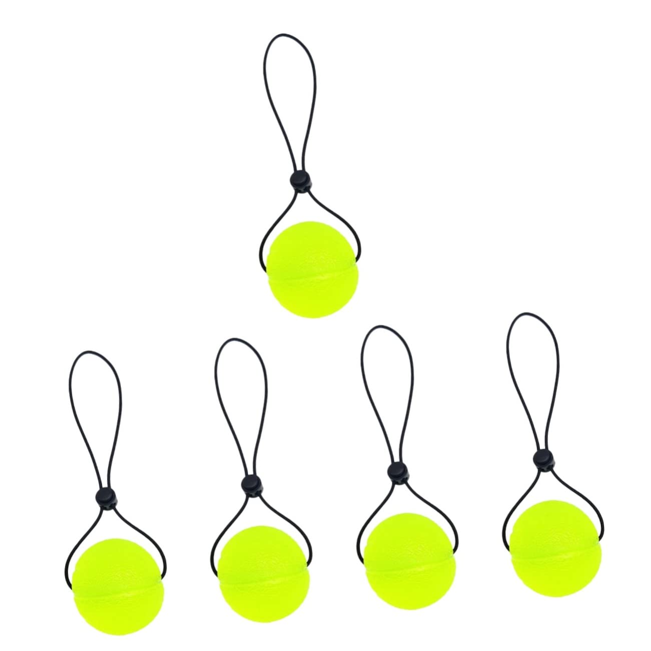 **Healvian 5-Pack Hand Grip Exercise Balls – Hand Squeeze Balls for Strength Training, Stress Relief & Finger Grip Workout – TPE Massage Gel Stress Balls for Office, Gym & Home Use**