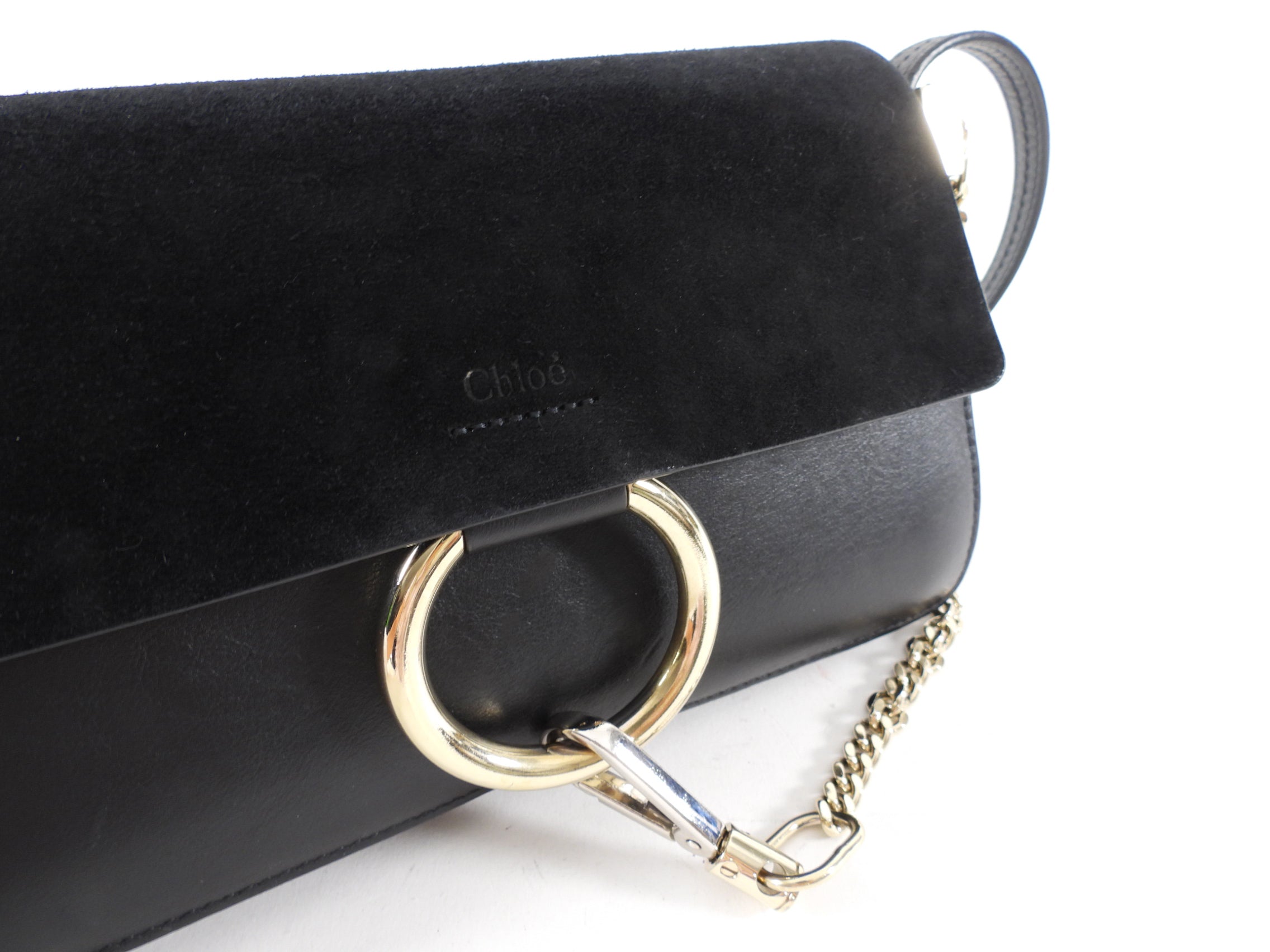 Chloe Faye Small East West Crossbody Bag - Genuine Suede Leather Handbag for Women | Perfect for Date Night, Office & Travel Accessories