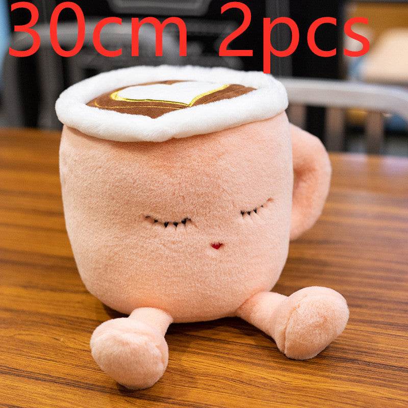 Soft & Cozy Coffee Mug Plush - Cute & Huggable Plushie for Coffee Lovers - Perfect for Gifts, Home Decor & Stress Relief