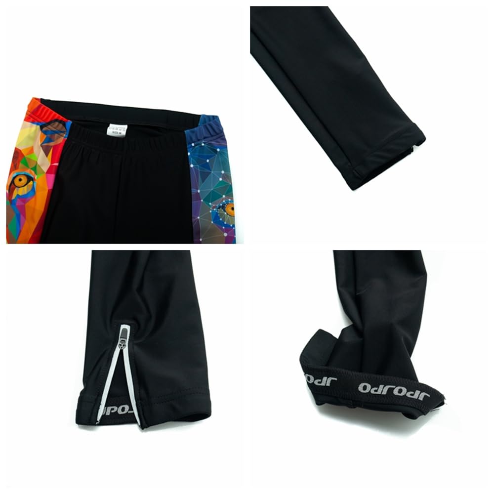 **JPOJPO Men's Cycling Jersey Set – Long Sleeve Bike Shirt & 5D Gel Padded Pants – Quick-Dry Bicycle Clothing Kit (S-3XL) – Perfect for Road Biking, Mountain Cycling & Outdoor Sports**
