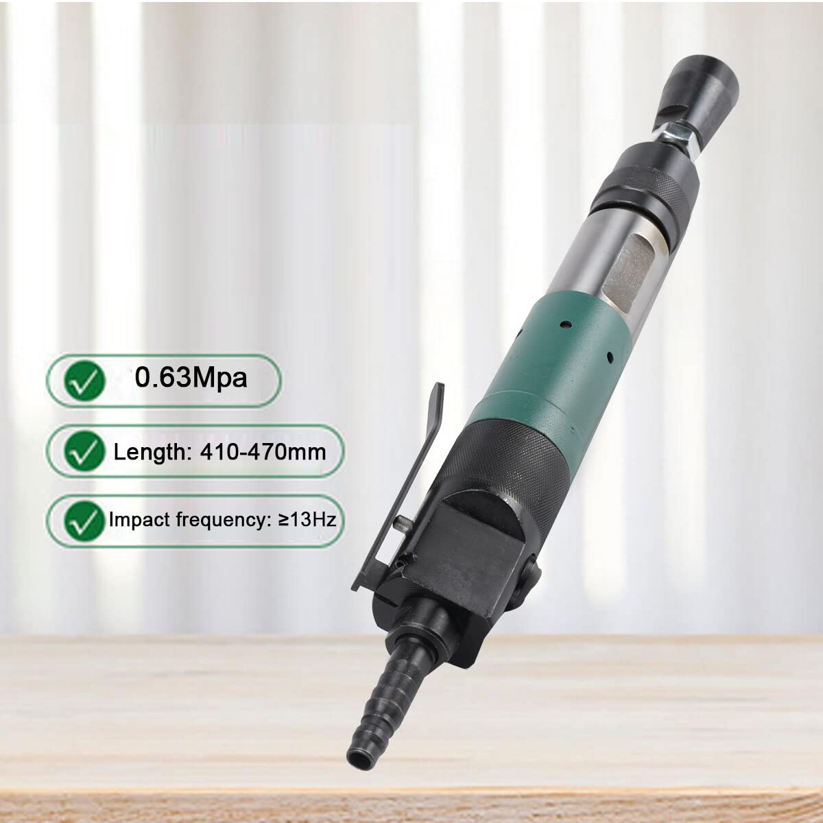 Pneumatic Tamping Machine D3 - Earth & Sand Rammer Tamper, Air Hammer Sander (410-470mm, 0.63MPA) for Construction, Landscaping & Road Repair
