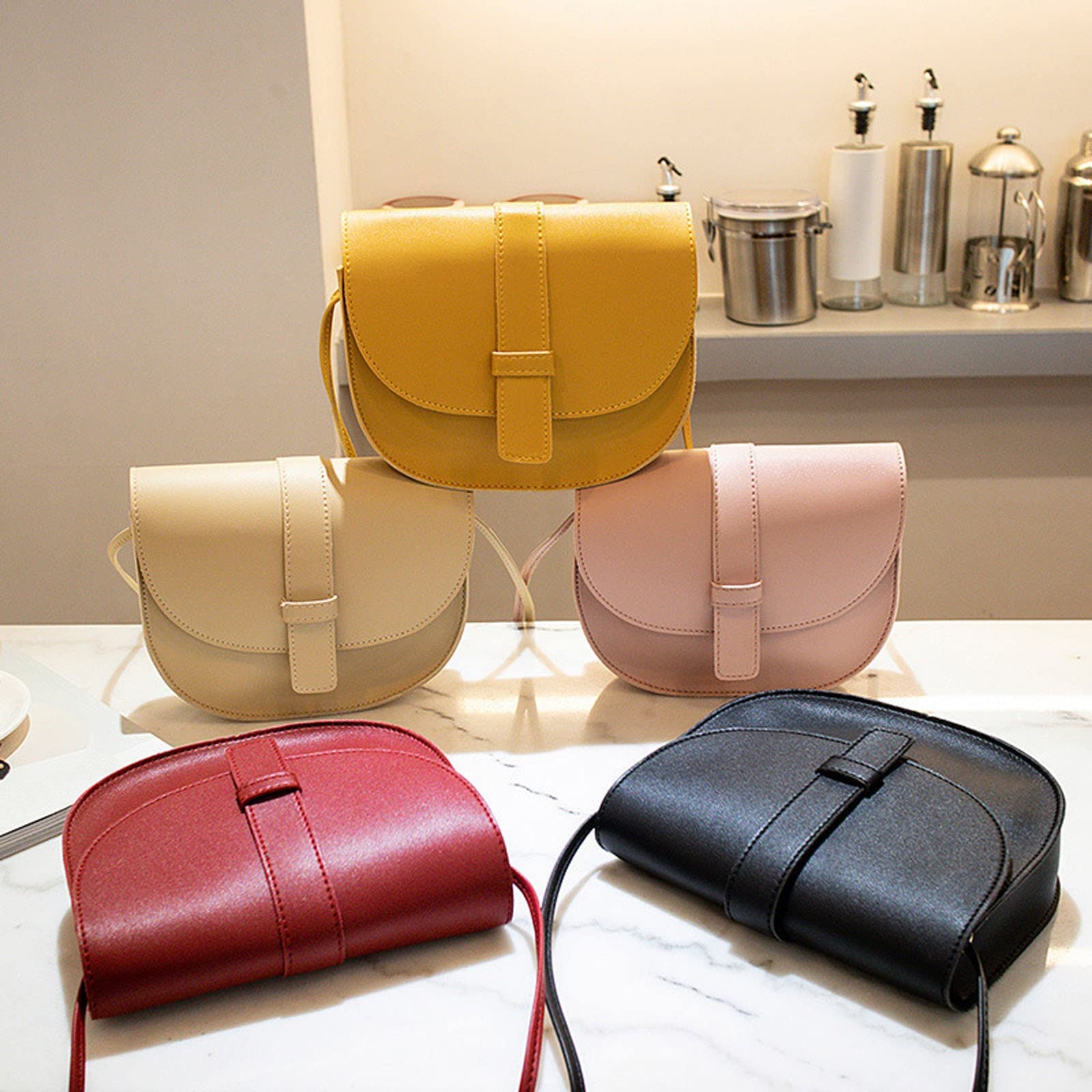 Stylish Women's Leather Crossbody Purse - Fashionable Shoulder Bag & Satchel for Everyday Use | Durable Artificial Leather Handbag | Perfect for Work, Travel & Casual Outings