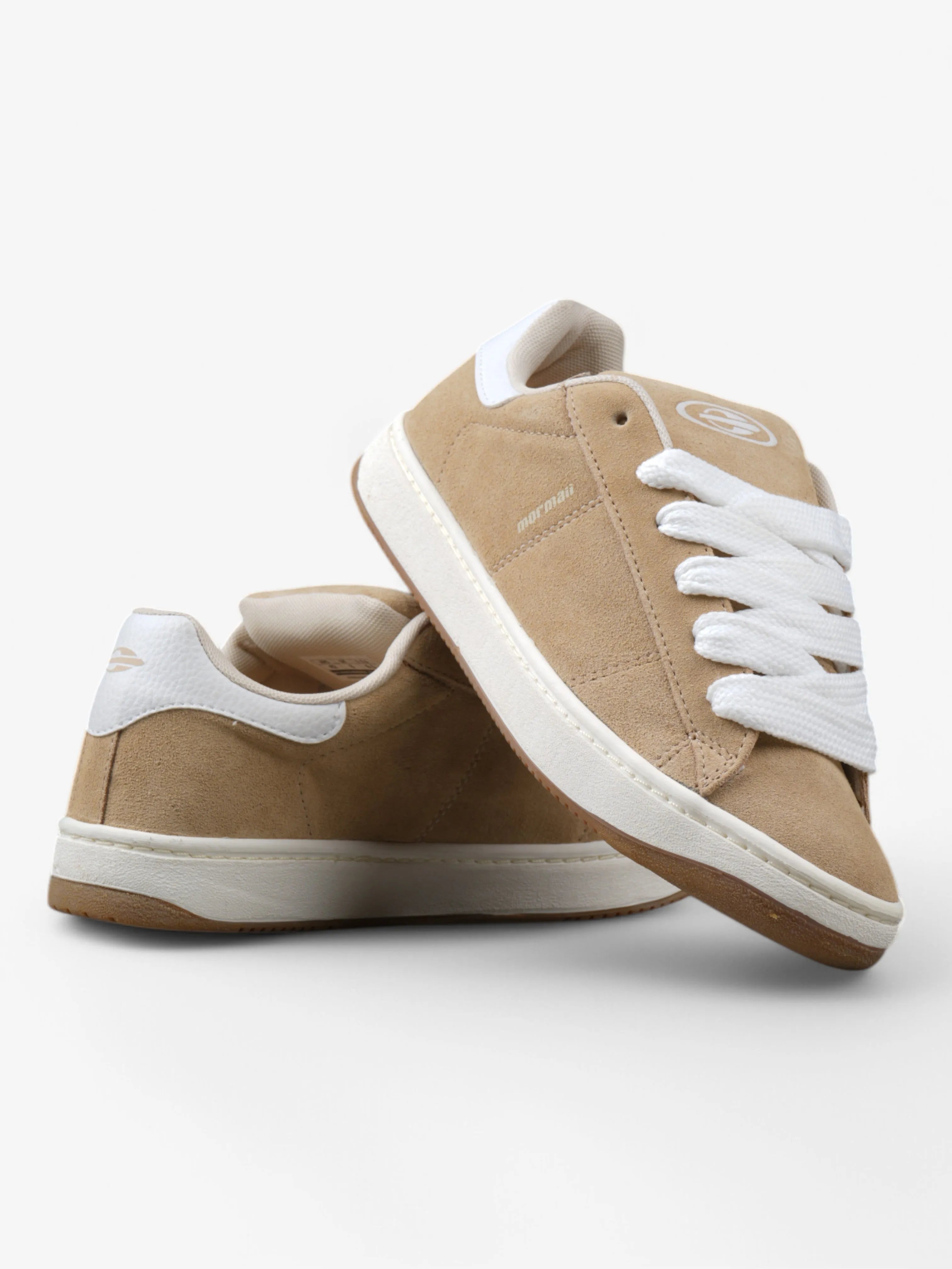 Mormaii Kraken Off White Beige Sneakers - Lightweight Comfortable Running Shoes for Men & Women - Perfect for Jogging, Gym Workouts & Casual Wear