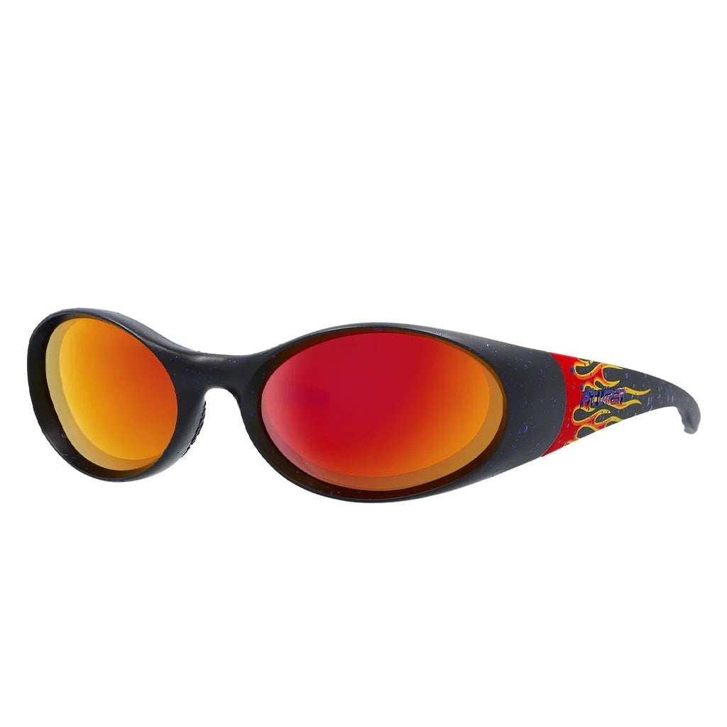 Pit Viper The Slammer Combustion Sunglasses - Polarized Sports & Outdoor Sunglasses for Running, Cycling, Hiking - UV Protection, Lightweight & Durable Frame