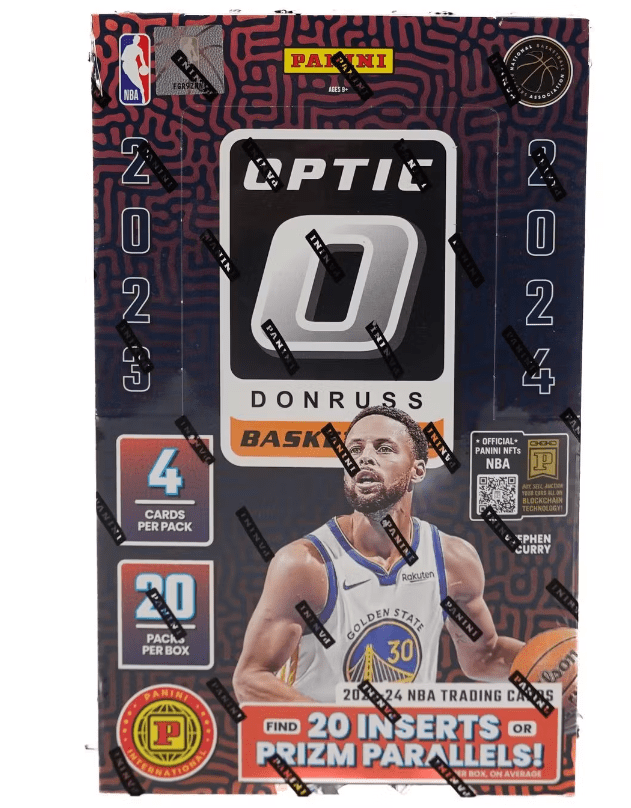 2023-24 Panini Donruss Optic Basketball Hobby International Box - NBA Trading Cards Collection for Collectors & Investors - Perfect for Trading, Gifting, and Display