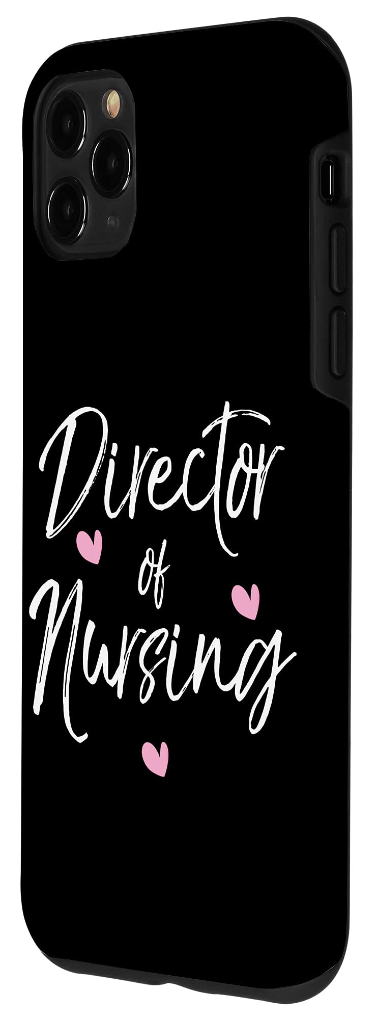 iPhone 11 Pro Max Case - Valentine's Day Pink Heart Design - Shockproof Protective Cover for Nurses & Healthcare Professionals - Perfect Gift for Valentine's Day, Birthday & Special Occasions