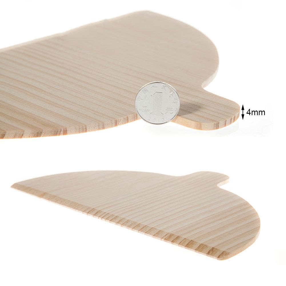 Premium Wooden Pizza Peel Set - 2-Piece Half Round Solid Wood Pizza Board & Paddle for Perfect Cheese & Baking | Oven & Wood-Fired Pizza Making Essential | Ideal for Home Kitchens & Pizzerias