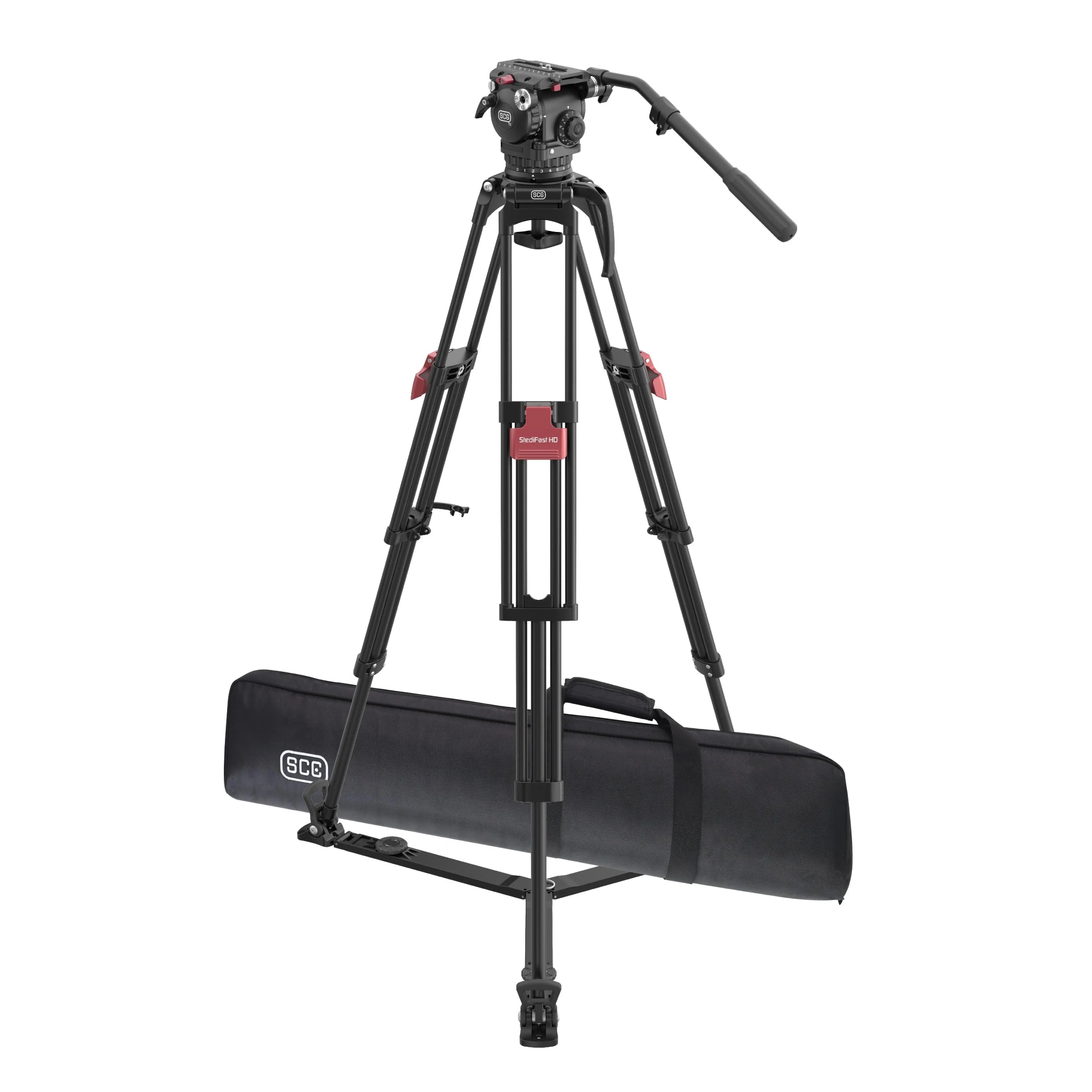 SCG T16 StediFast HD Professional Tripod System - Lightweight Aluminum Camera Tripod for DSLR, Video & Photography - Perfect for Travel, Vlogging & Outdoor Shoots