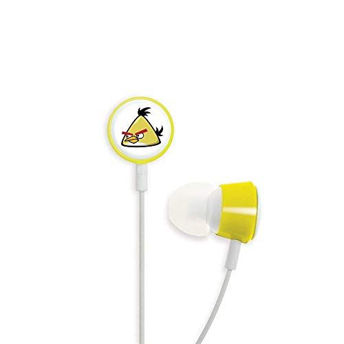 Gear4 Angry Birds In-Ear Stereo Headphones - Yellow Bird Design with Noise Isolation | Perfect for Gaming, Music & Mobile Devices