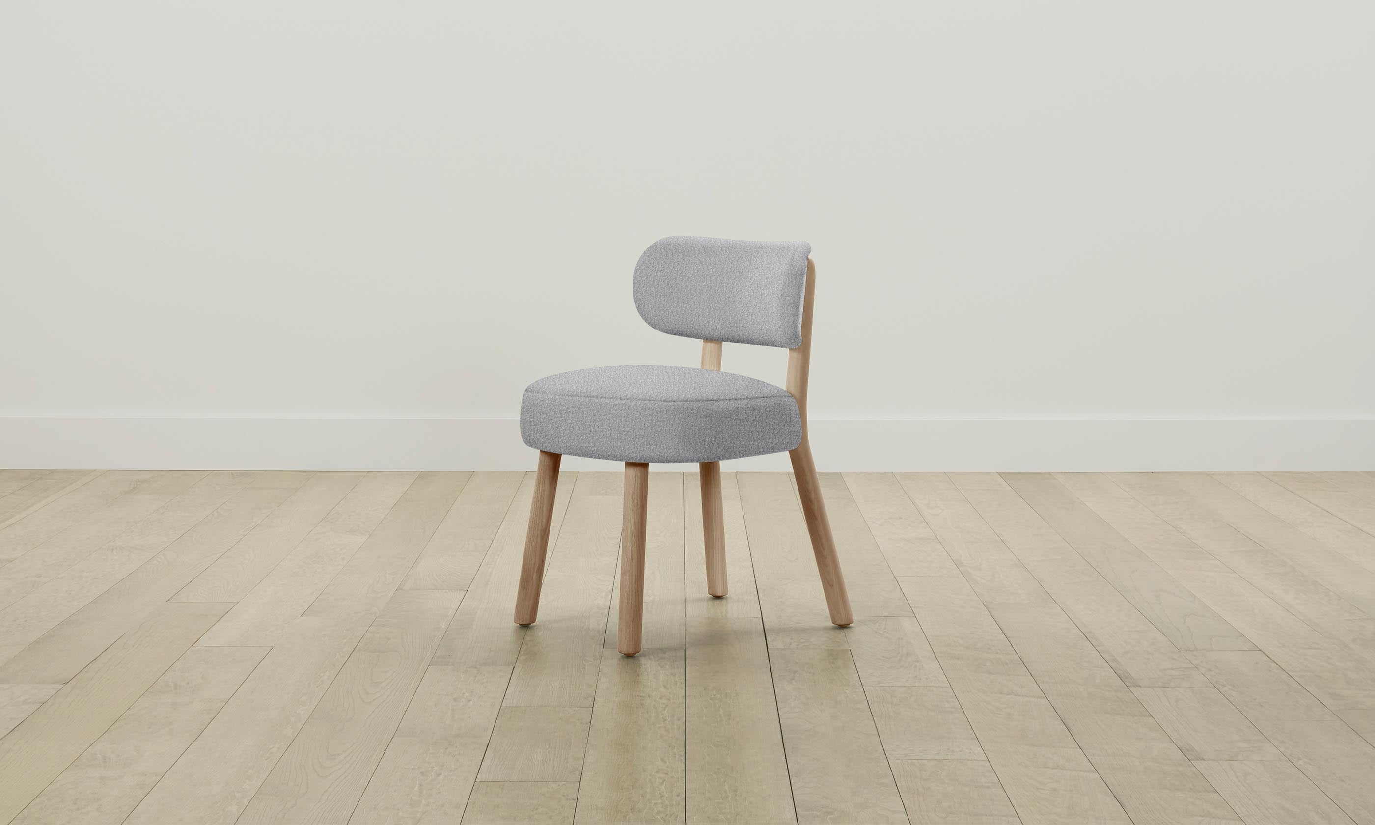 The Jane Dining Chair - Italian Bouclé Waterfall Design - Elegant Modern Dining Room Chair for Home & Restaurant Use