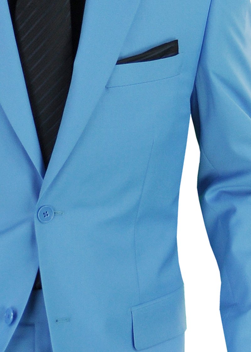 Premium GN Men's Two-Button Slim Fit Suit Set - Modern Business Blazer & Dress Pants for Weddings, Office & Formal Events