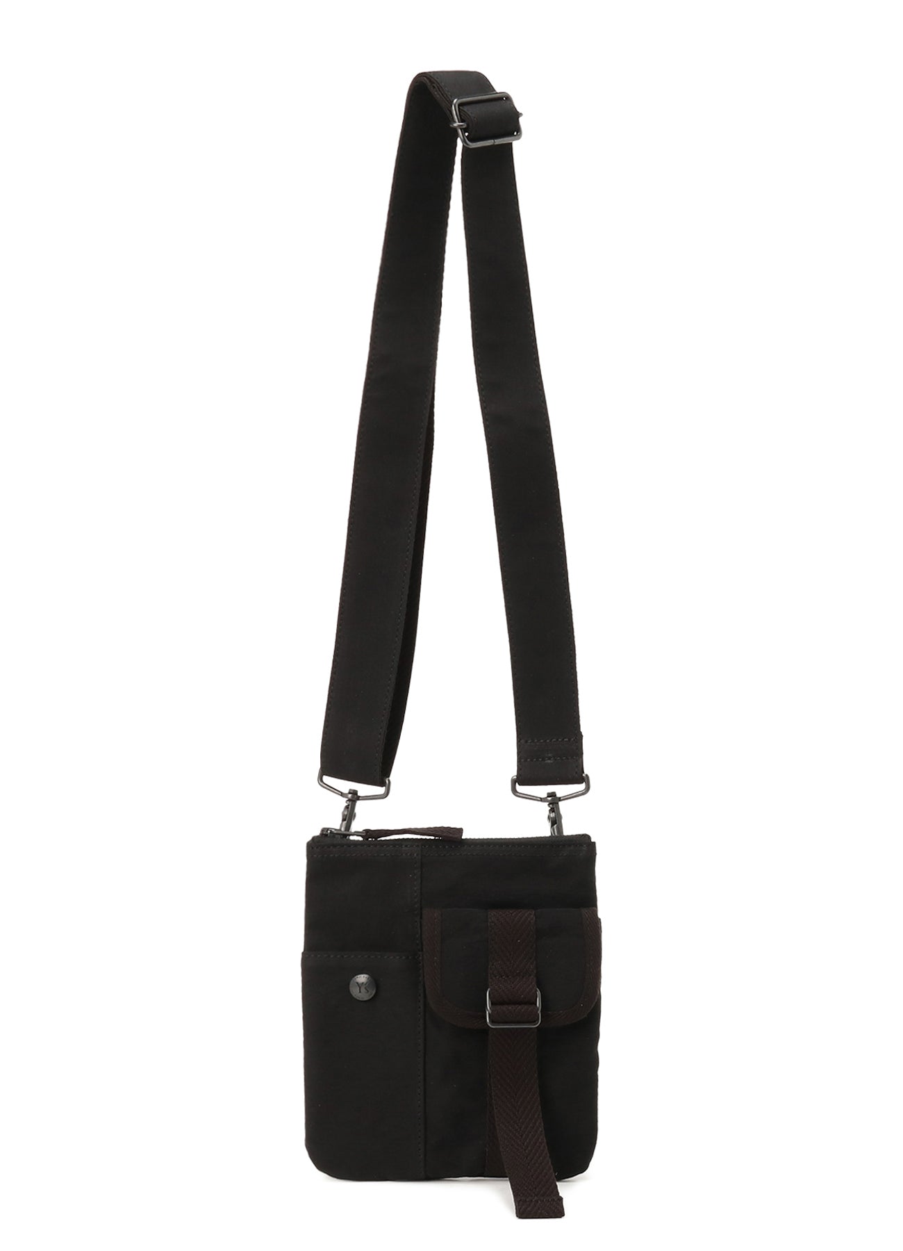 Military Mini Pochette in Gabardine Fabric - Stylish and Durable Small Crossbody Bag for Women | Perfect for Travel, Work, and Everyday Use