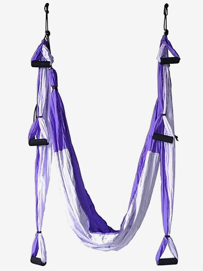 Aerial Yoga Swing for Home & Studio - Anti-Gravity Yoga Hammock with Heavy Duty Straps - Perfect for Yoga, Pilates, and Fitness Training