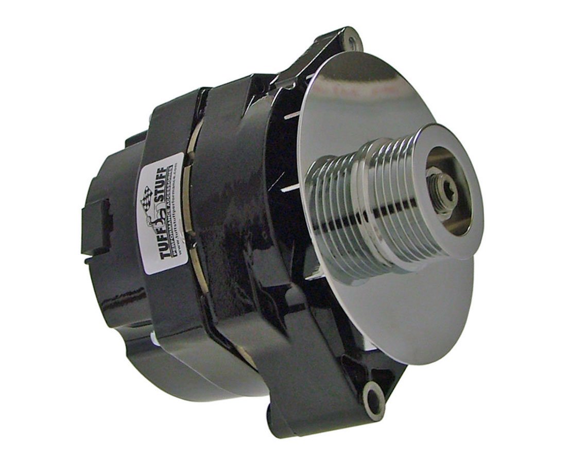 Tuff Stuff 7127NF6G 100 Amp GM 1-Wire 6-Groove Alternator - High-Performance Replacement for Chevy, GMC, Cadillac - Ideal for Off-Road, Racing & Classic Car Restoration