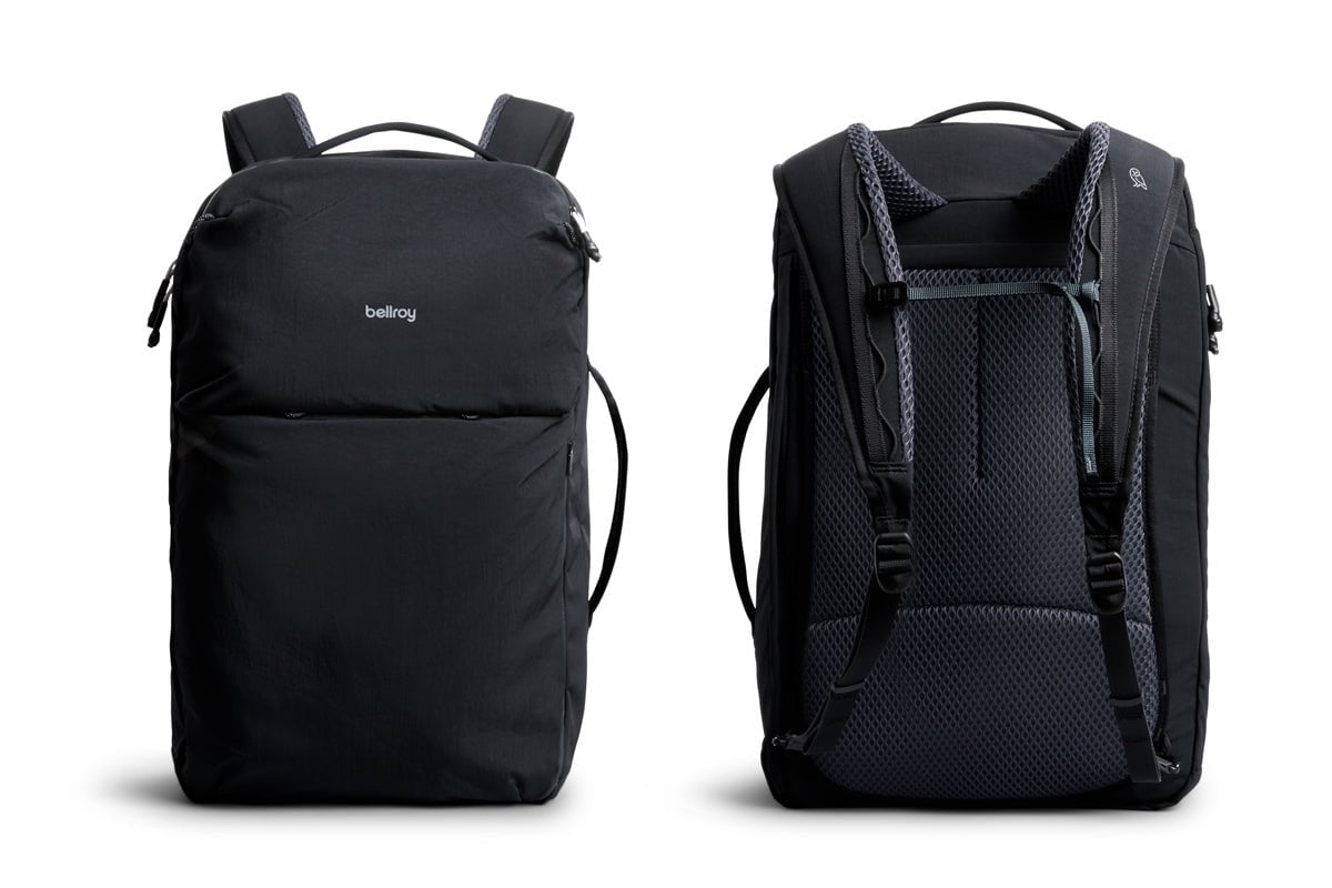 Bellroy Lite Travel Pack 38L - Lightweight Waterproof Backpack for Travel & Hiking | Perfect Carry-On Luggage for Airplanes, Weekend Trips & Outdoor Adventures